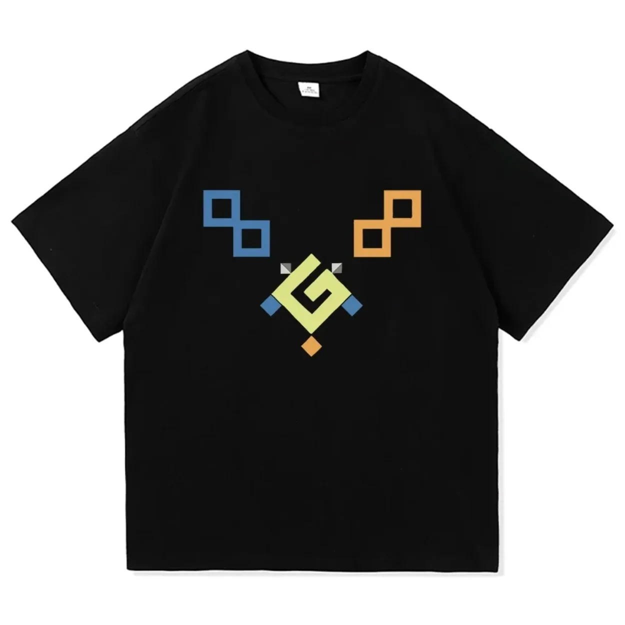 Genshin Impact Print T-shirt Fashion Kinich Graphic Casual Short Sleeve T-Shirt Unisex Harajuku Aesthetic Vintage Clothing Top