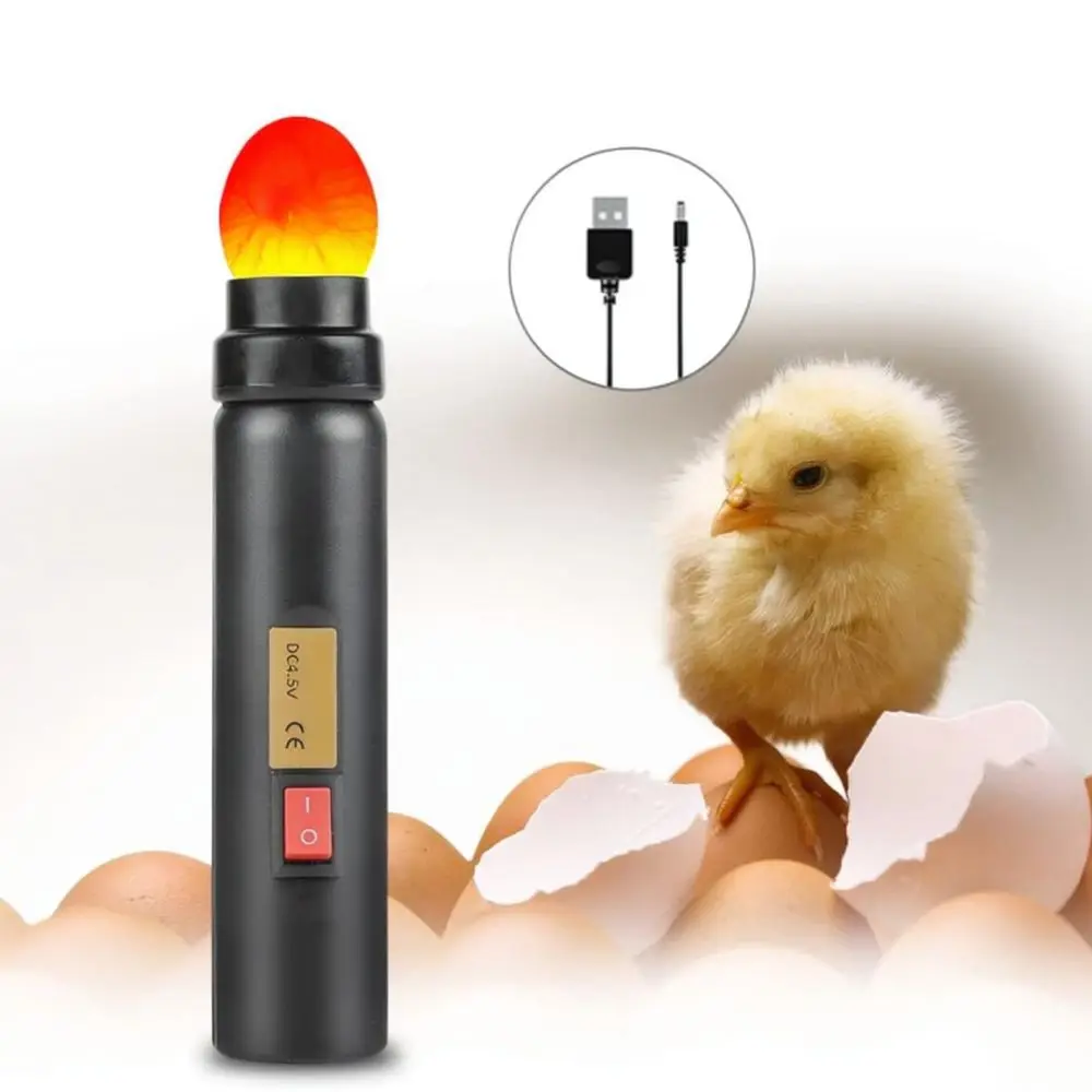 KJ Egg Tester Light For Poultry Incubator Farm Breeding Equipment Cold Light Candler For Embryo Development Check