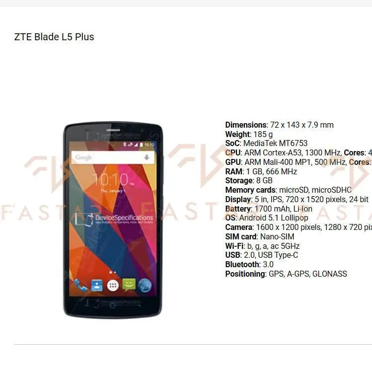 5.0インチLCDタッチスクリーンセット,交換部品,Zte用