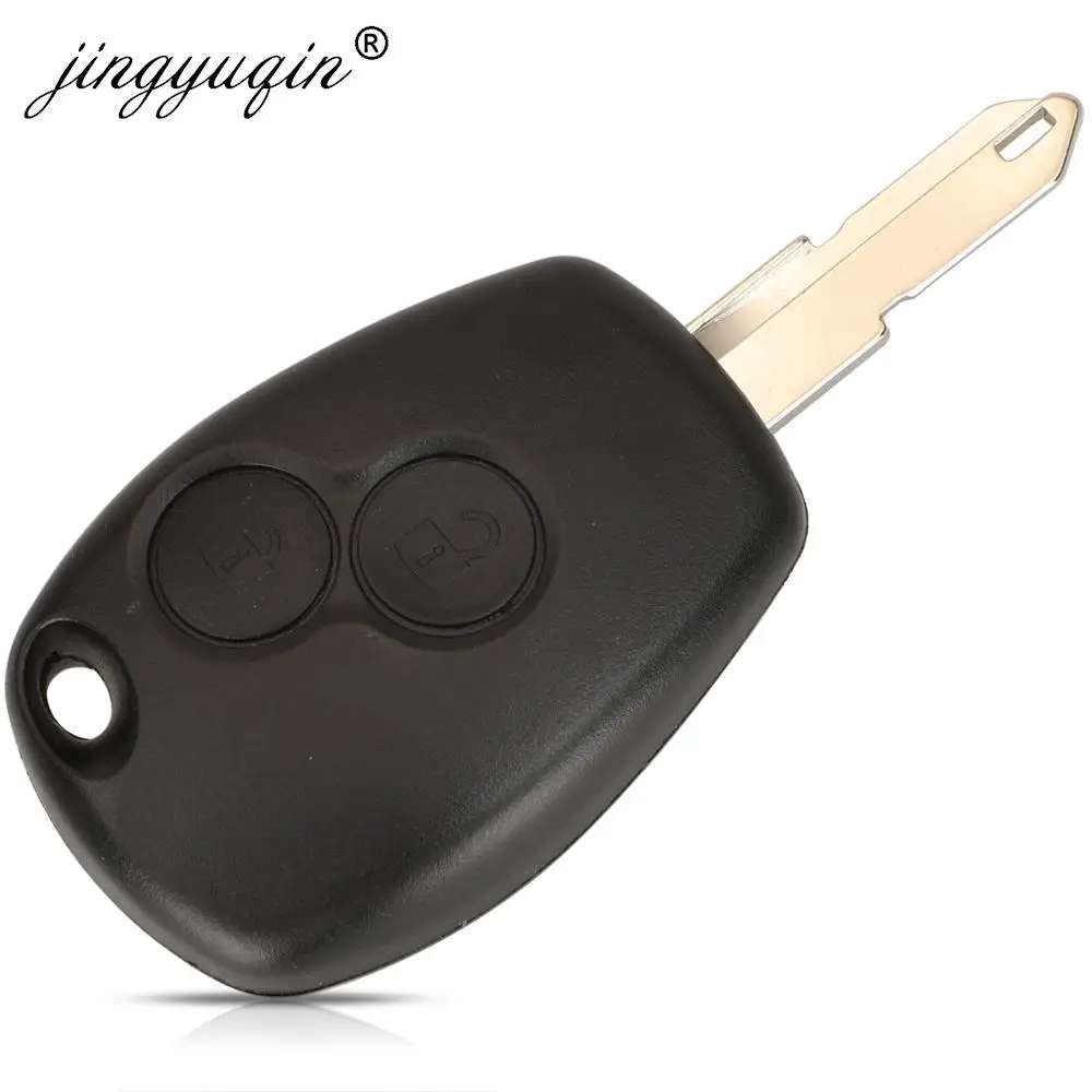 Jingyuqin 2 Bottoni Chiave A Distanza Dell'automobile Borsette Caso per Renault Megan Modus Clio Kangoo Logan Sandero Duster Opel Nissan Almera