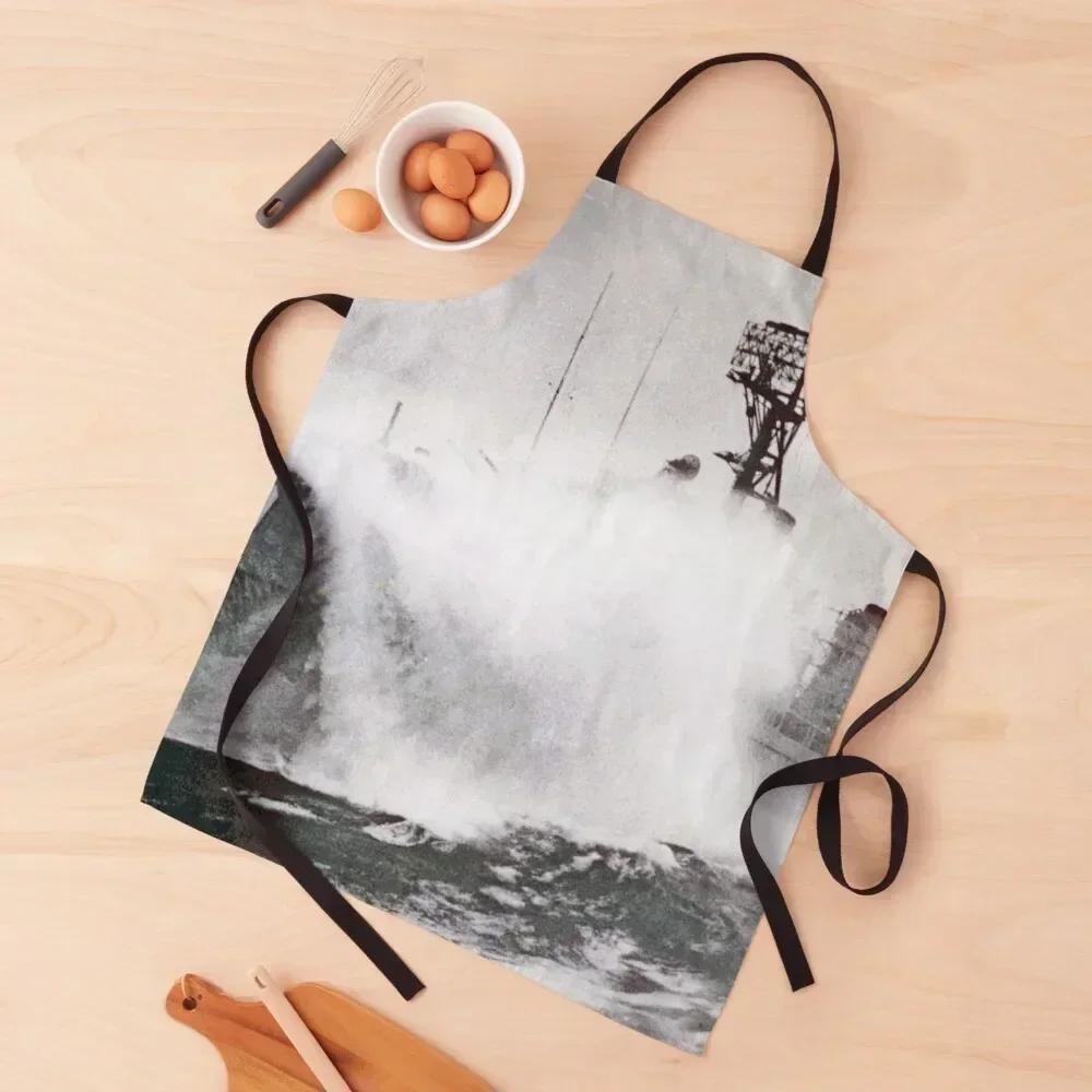 

USS JOHN W. THOMASON (DD-760) SHIP'S STORE Apron Kitchen Front Kitchen For Women Cooking Clothes Apron