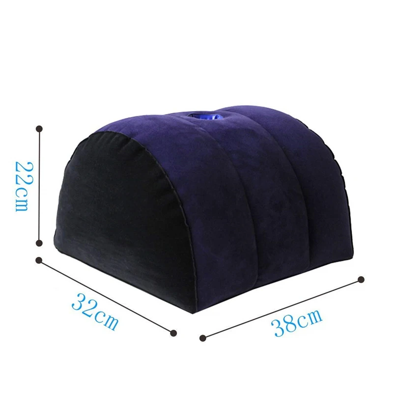 Inflatable Half-Circle Pillow Love Position Air Cushion Furniture Pillow Body Support Pads For Men Women Games Pillow