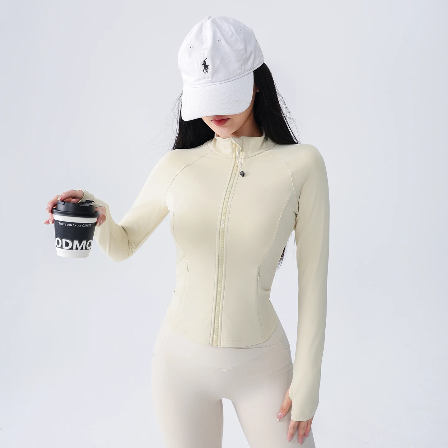 

Women's Fall Slim Long Sleeve: Sleek Fit & 4-Way Stretch for Yoga Run Gym, All-Purpose Layer