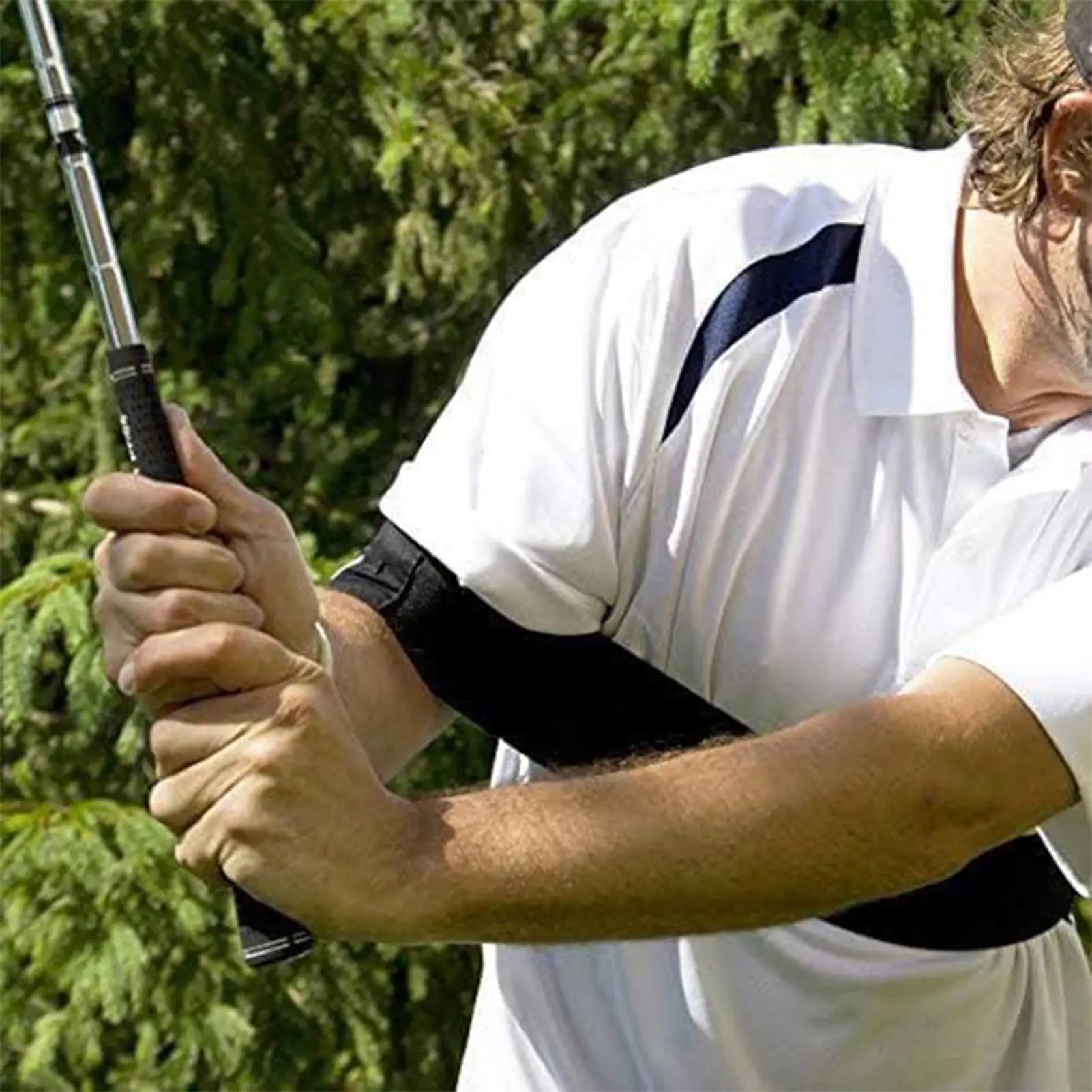 

Складной регулируемый эластичный нейлоновый браслет для тренировок по гольфу, тренажер для мужчин, женщин, мальчиков, начинающих игроков в гольф, для занятий в помещении