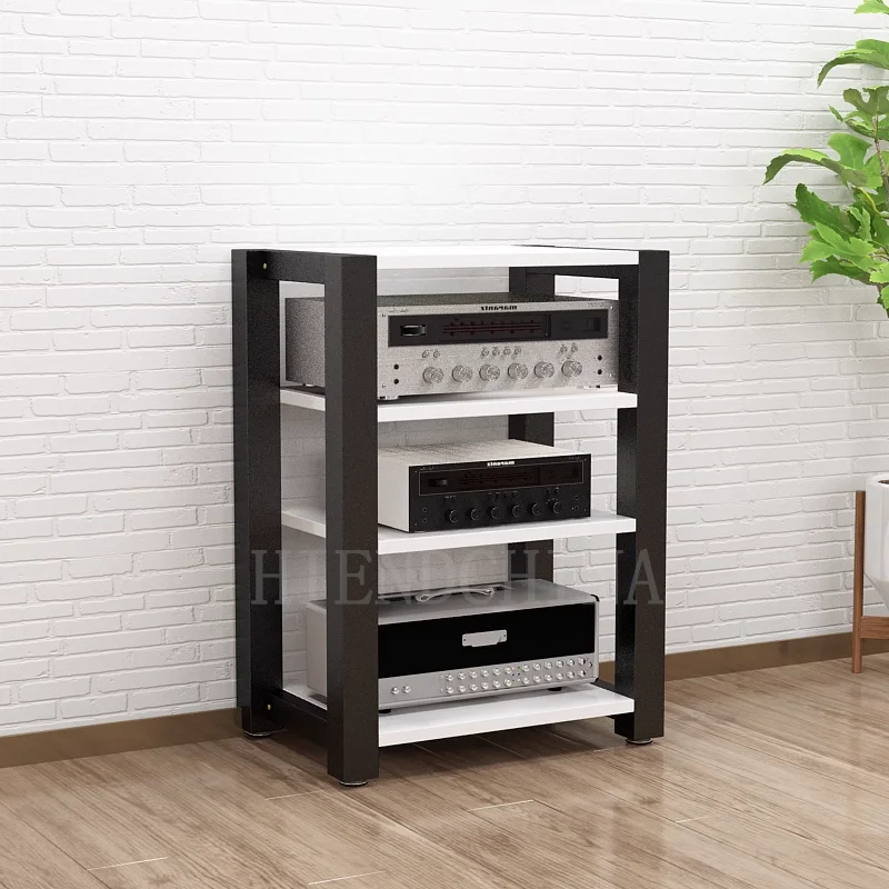 DK-017 wzmacniacz regulowana moc sprzęt szafa dźwięku wideo szafka stalowa i drewniany wspornik stojak 2/3/4/5 warstwa