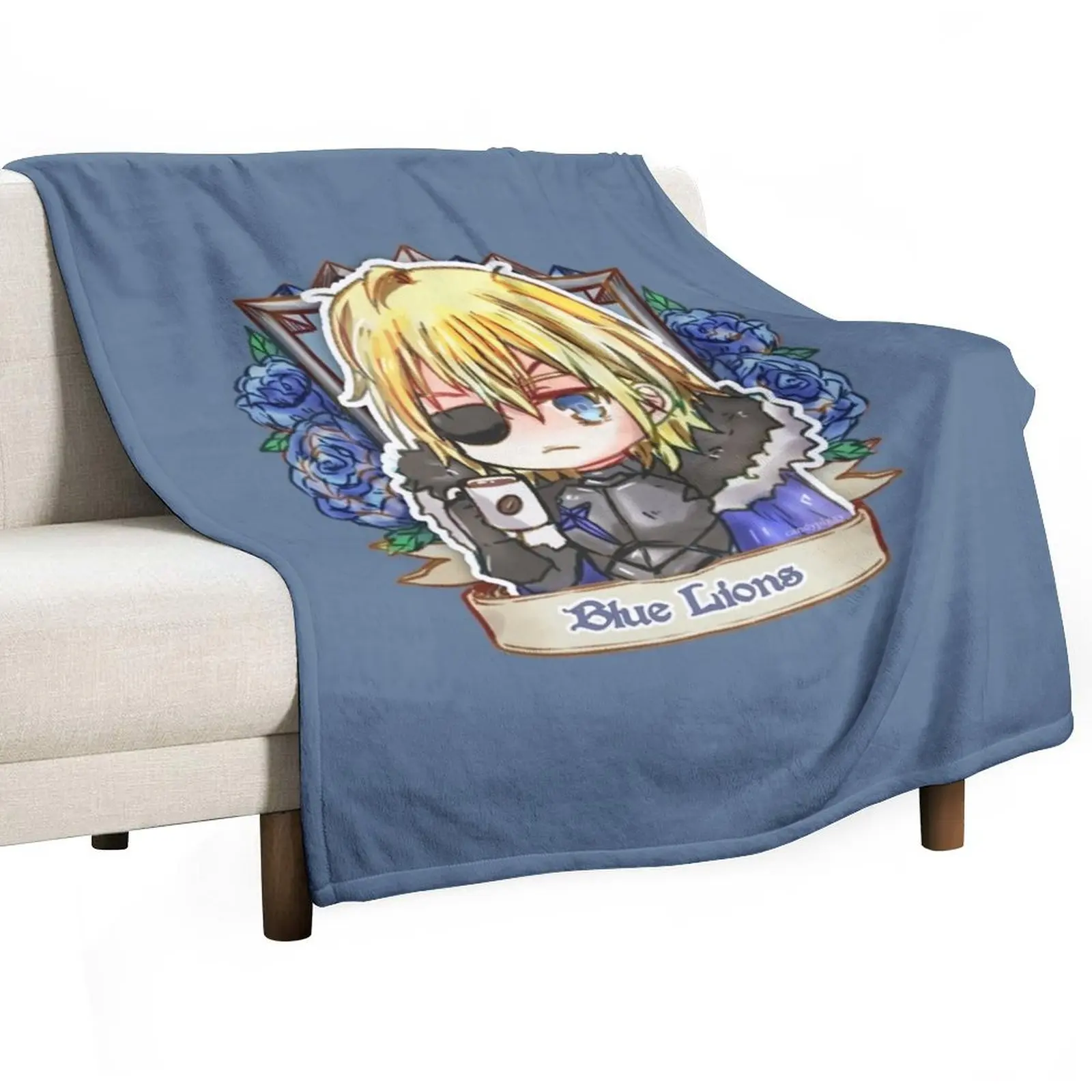 Dimitri of the Blue Lions! (Timeskip) Throw Blanket Luxury Thicken cosplay anime Sofa Quilt Sofa Throw Blankets