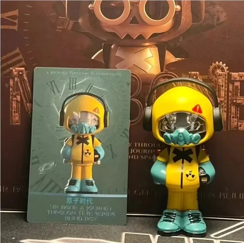 In Stock Mr.Bone Mini 2 Generation Times Travel Series Blind Box Action Figure Surprise Mystery Box Collection Model Toys