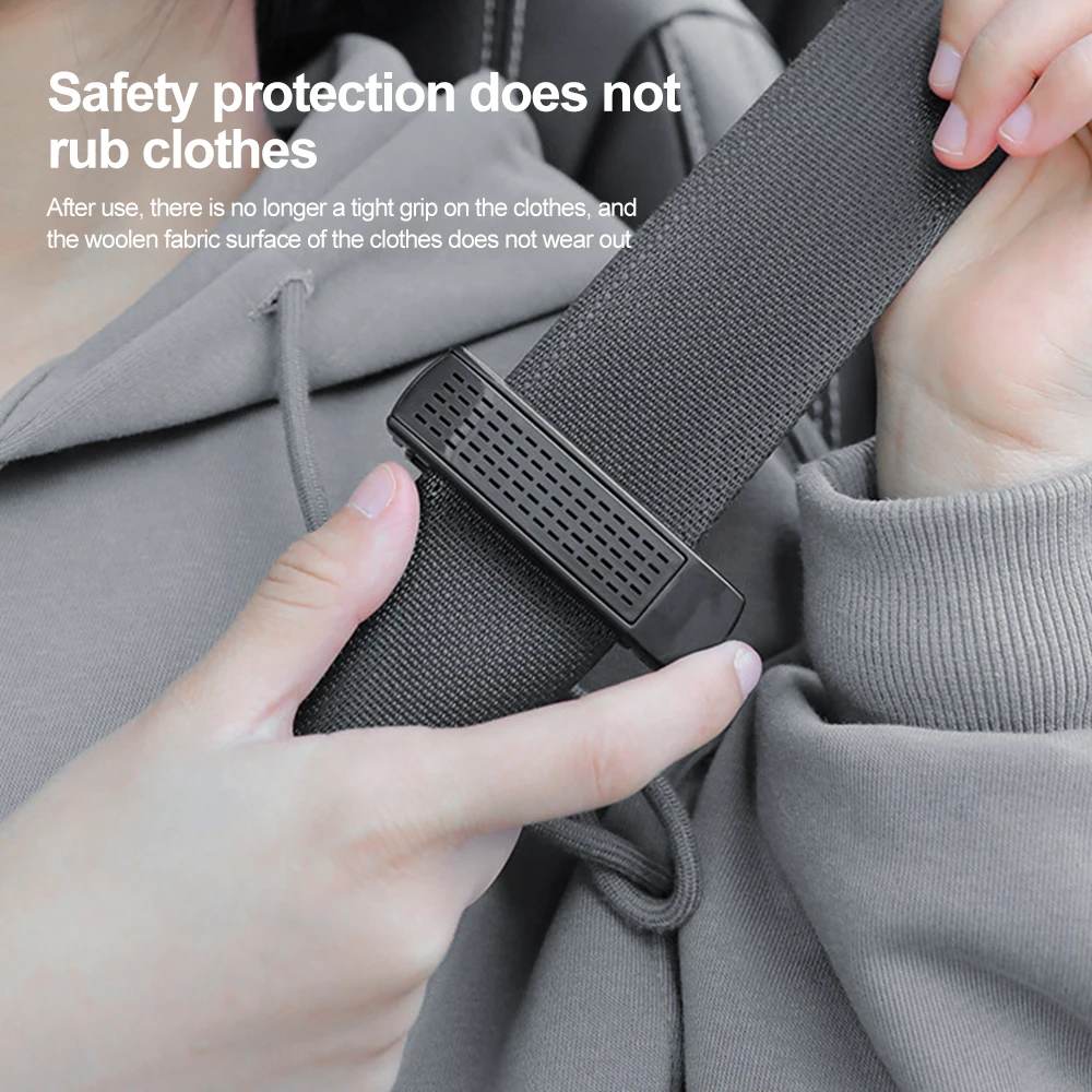 1pc Car Seat Belt Holder Clip with solid fragrance stick Prevent Falling Belt Clip Universal Car Strap Clips Auto Accessories