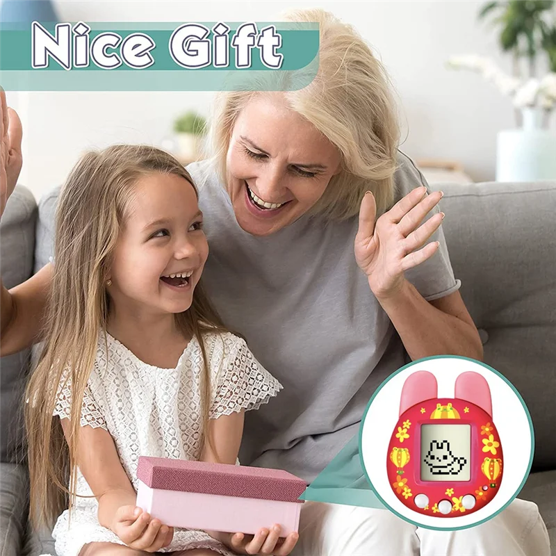 B49B-Handheld Retro Virtual Pet Machine Spielkonsole Elektronisches digitales Haustier für Kinder Kinder