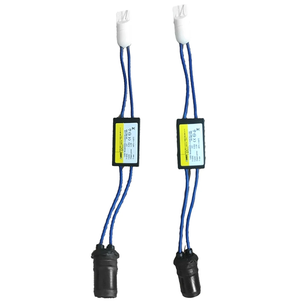 Cancelador de advertencia LED para luces de coche, módulo de resistencia de carga OCB T10 W5W 194 501, sin Cable de Error, cableado de resistencia,