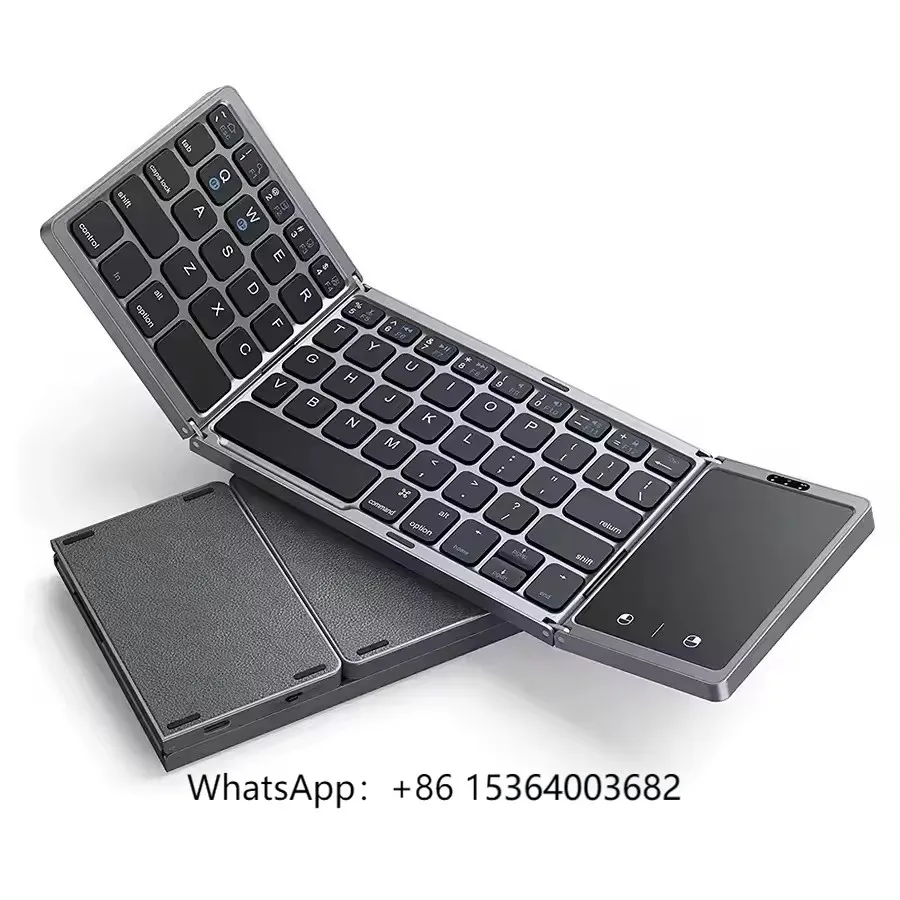 

Waterproof Foldable Keyboard B033S Office Portable Wireless Keyboard for Mobile Phone and Tablet Gaming Keyboard