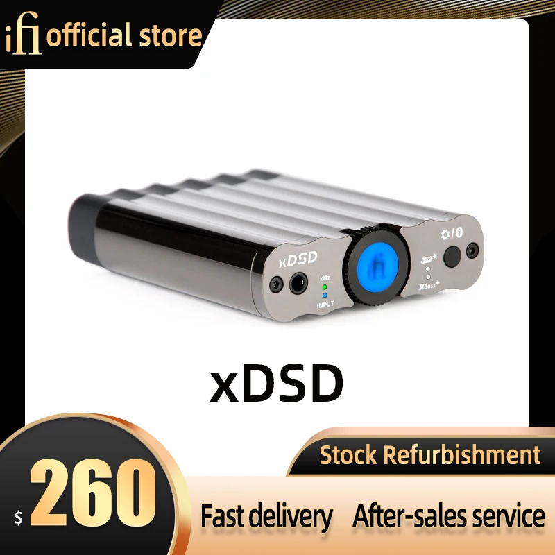 iFi xDSD portable hifi high-definition Bluetooth decoding and headphone amplifier all-in-one machine for mobile music fever