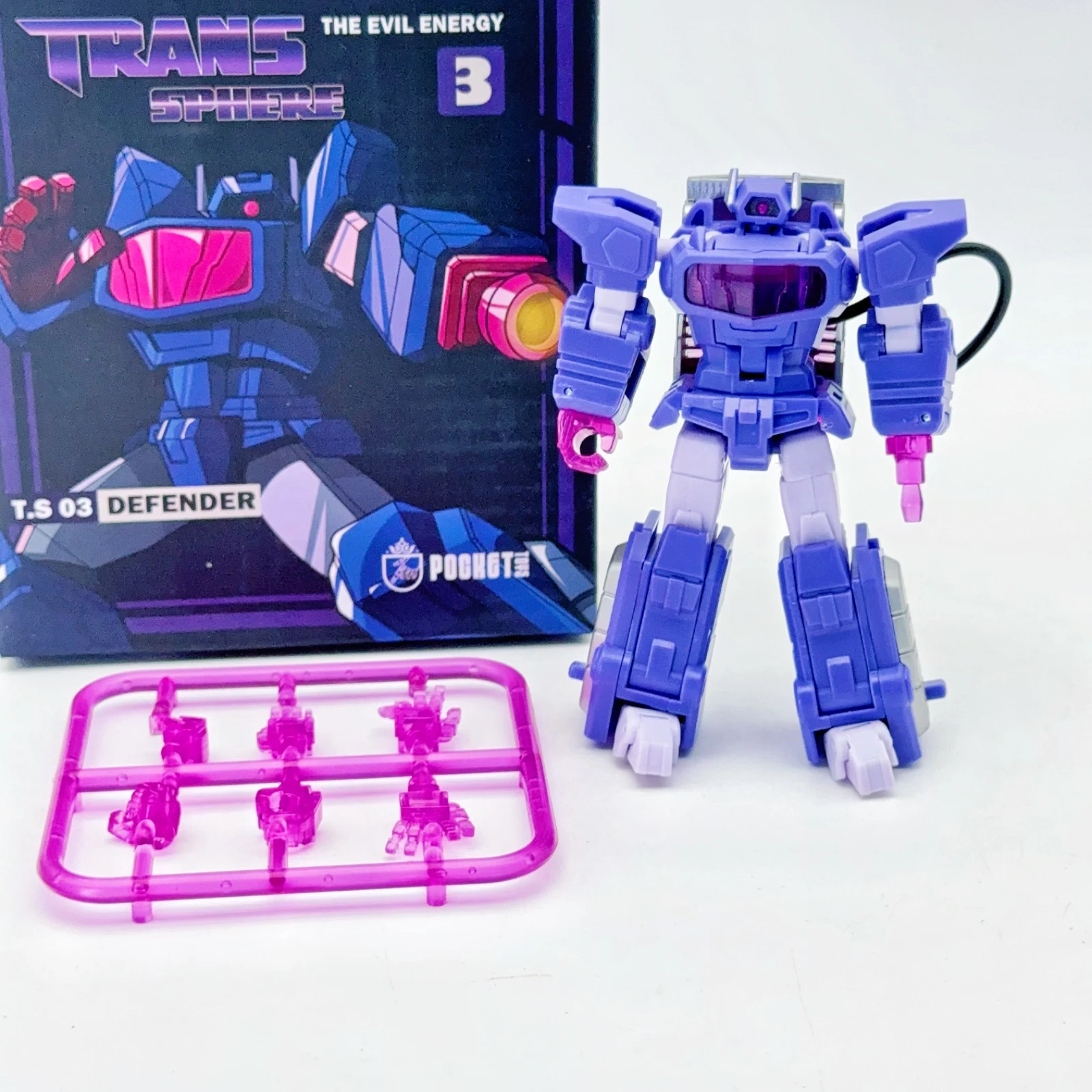 

PocketToys Transformation PT-03 PT03 Shockwave Pocket War KO DX9 G1 Action Figure Robot Toys In Stock