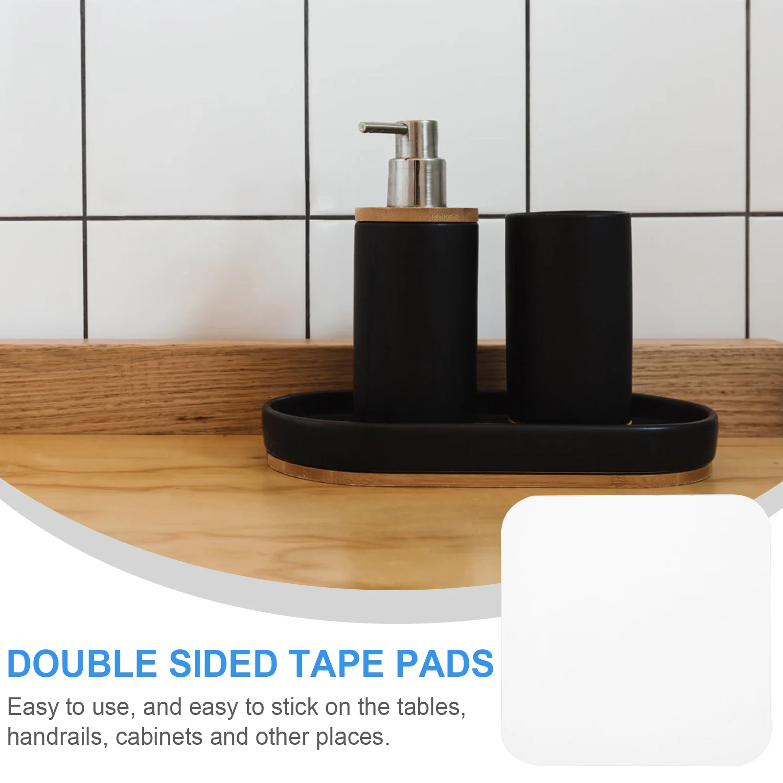 20pcs Double Sided Adhesive Pad Transparent Mounting Tape For Home Wall Art No Trace Removable Multipurpose Double Sided Tape