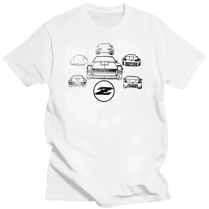 240z 260z 280z 300zx 350z Maat S-5xl T-Shirt 2024 Hete Verkoop Mode Datsun Z Evolutie Shirt Mannen Kleding Harajuku Grappig