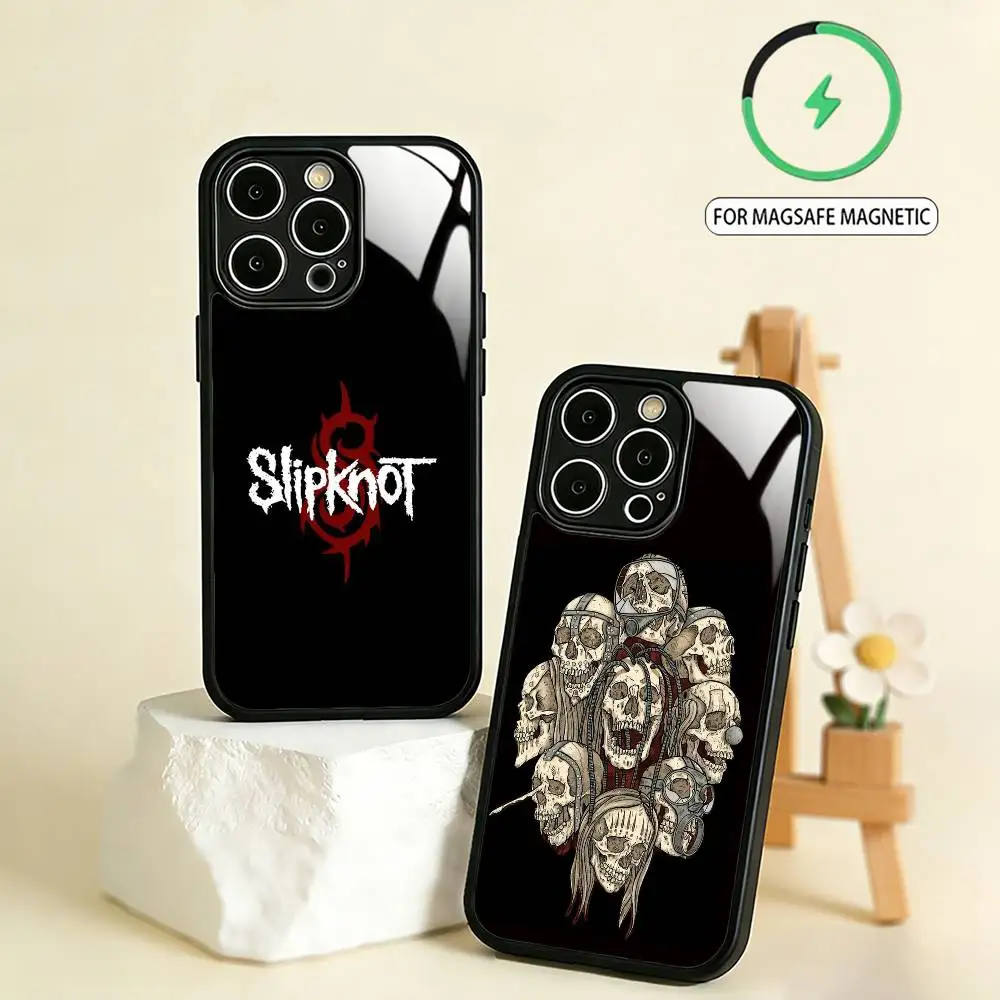Y2K S-Slipknot    Phone Case For iPhone17,16,15,14,13,12,11 Plus,Pro Max Magnetic For Magsafe Wireless Charging