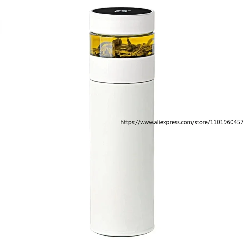 304 Inner Insulated Cup Intelligent Tea Water Separation Stainless Steel High-end Office Tea Making Cup