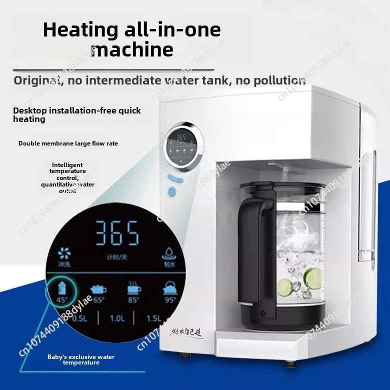 Reverse Osmosis System Countertop Water, 4 Stage Purification, Counter RO Filtration, 2:1 Pure to Drain