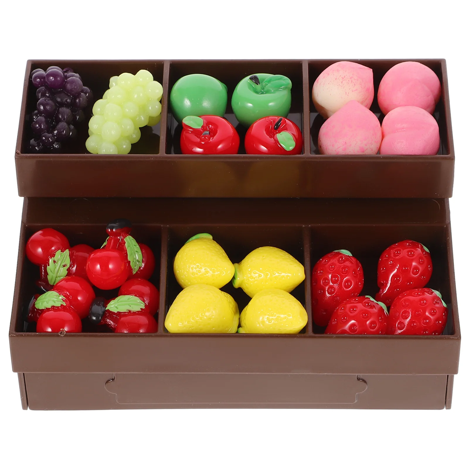 Vegetable Shelves Miniature Stand Fruit Shop House Storage Rack Model Accessories Shelf