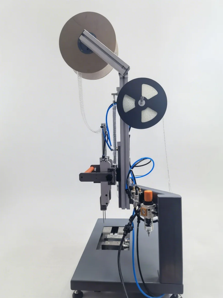 Dual Needle Elastic Staple Machine High Speed Toy Packaging Binding Machine Factory Price Elastic Stapler Works with Gasket
