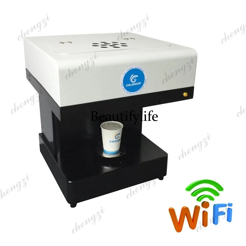 A69 Wifi Version Coffee Art Printer Wholesale DIY Food Printer Latte Cake Cappuccino Printer For Biscuits chocolate Printing Mac view 5