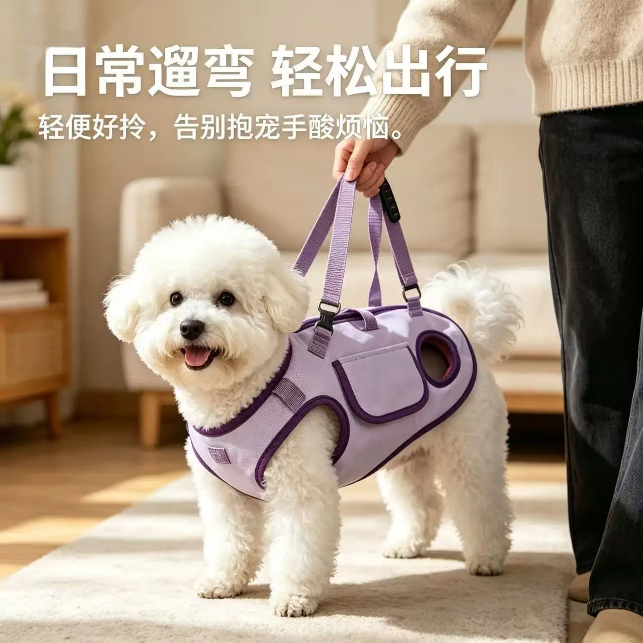 Breathable Pet Carrier Bag Multifunctional Hand‑held Crossbody Shoulder Bag Portable Outdoor Travel Handbag for Small Dogs Cats