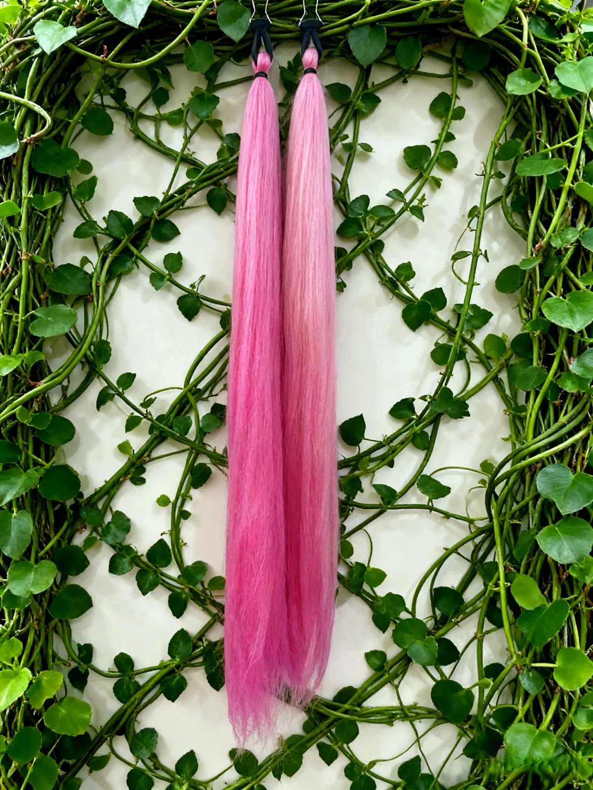 2026 vendas quentes rabo de cavalo reto sintético roxo diy trançado rabo de cavalo com faixa de borracha festival acessórios de cabelo para mulher