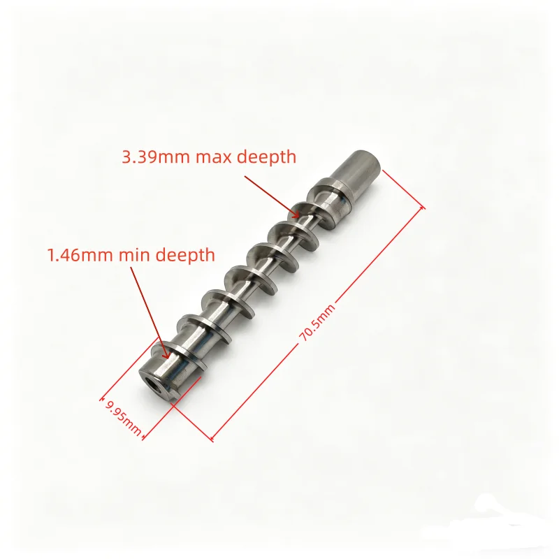 

1mm nozzle Stainless Steel Plastic Crusher Pellet Extruder Pellet 10mm Diameter Lead Screw Kit for DIY 3D printer
