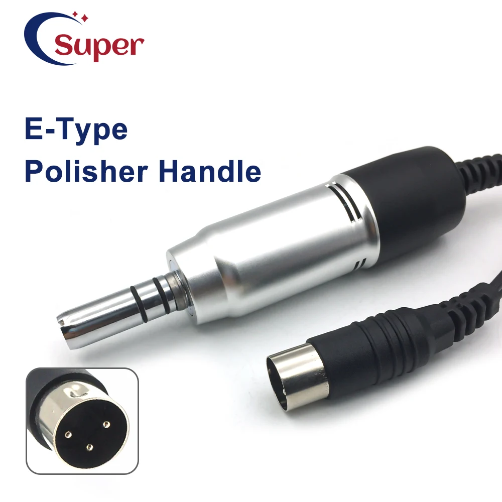 

Стоматологический микромотор E-типа, полировальная ручка, наконечник с микромотором, подходит для оборудования для стоматологической лаборатории, 35000 об/мин