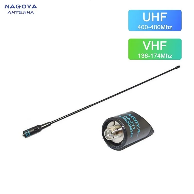 Nagoya NA-771 Two Way Radio Antenna SMA Female for BaoFeng UV-5R UV-82 BF-888S H777 Walkie Talkie Dual Band VHF UHF Antenna