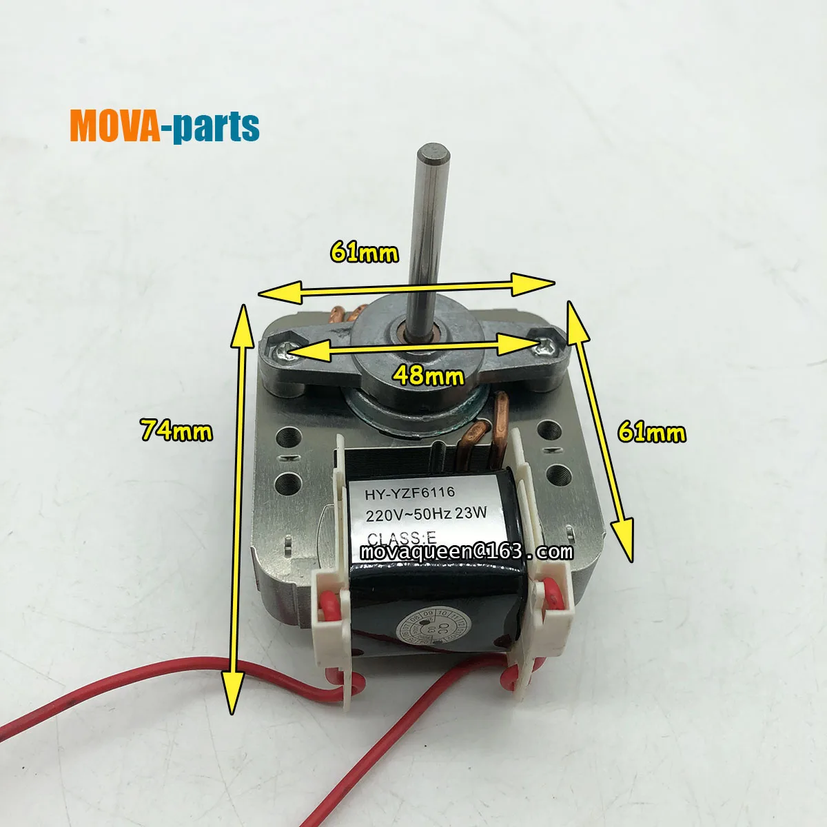 Refrigeration Accessories 220V HY-YZF6116 Motor 23W Cooling Fan Motor