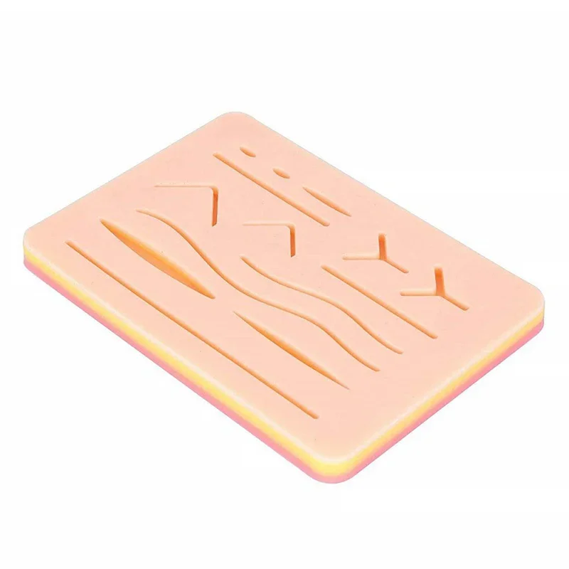 Y Traumatic Skin Suture Training model Pad with Wound silicone suture Practice pad Teaching equipment