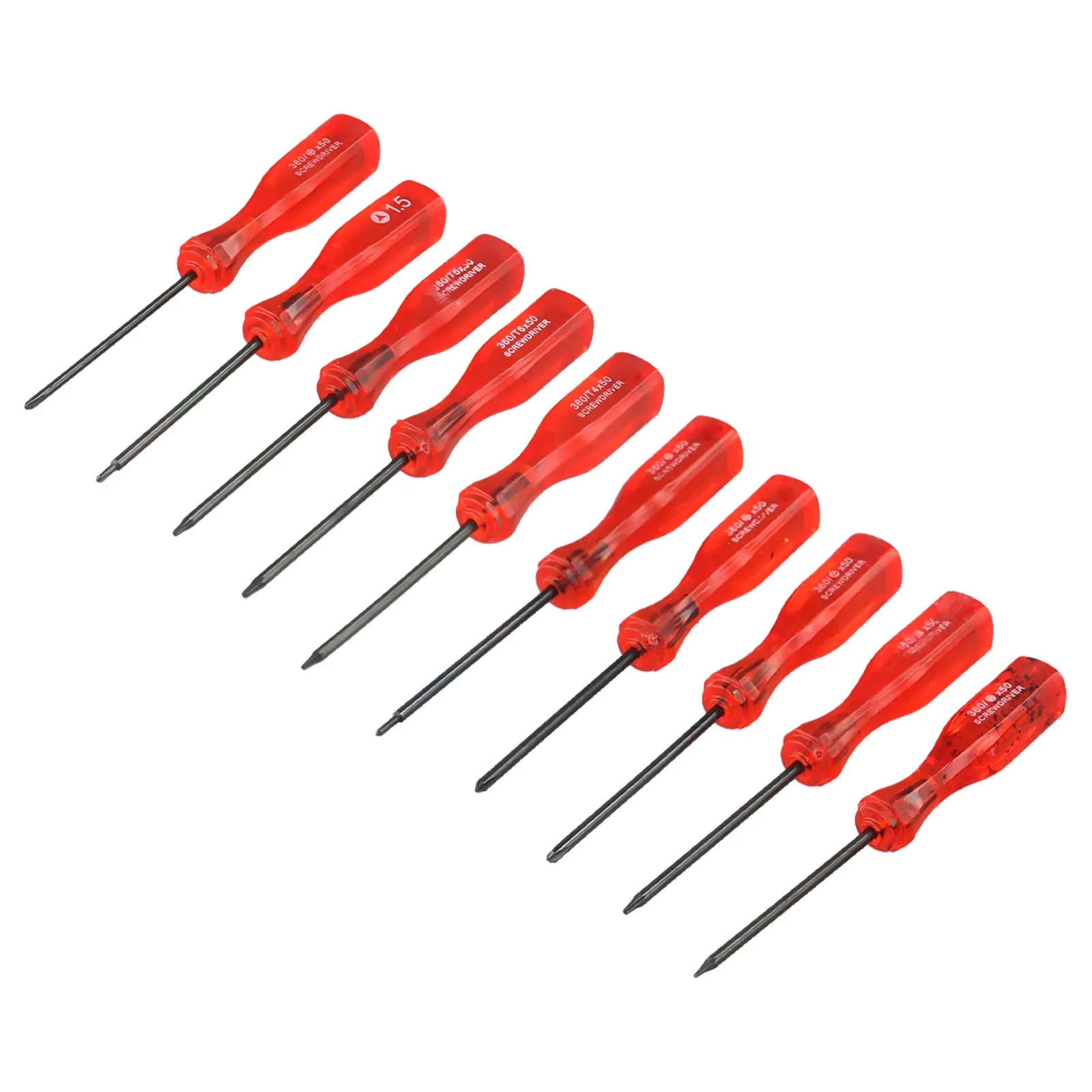 10pcs Precision Tri-Wing Screwdriver Set Y-Tip Trox Screw Driver For Phone Game Console Disassembly Repairing Hand Tool