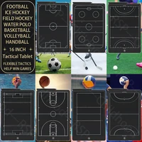 16′′ LCD electrónico Hockey sobre hielo/Fútbol/Basquete/Voleibol/Handebol Entrenador tableta táctica estrategia juego de marcado Entrenamiento deportivo