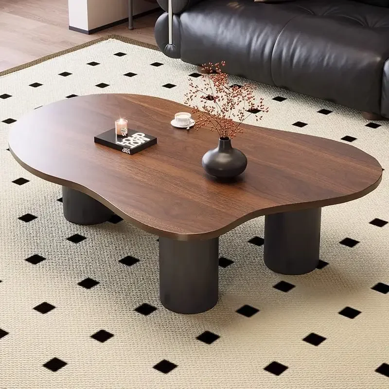 

Medieval style cloud coffee table 2025 new small apartment living room home designer light luxury high-end coffee table