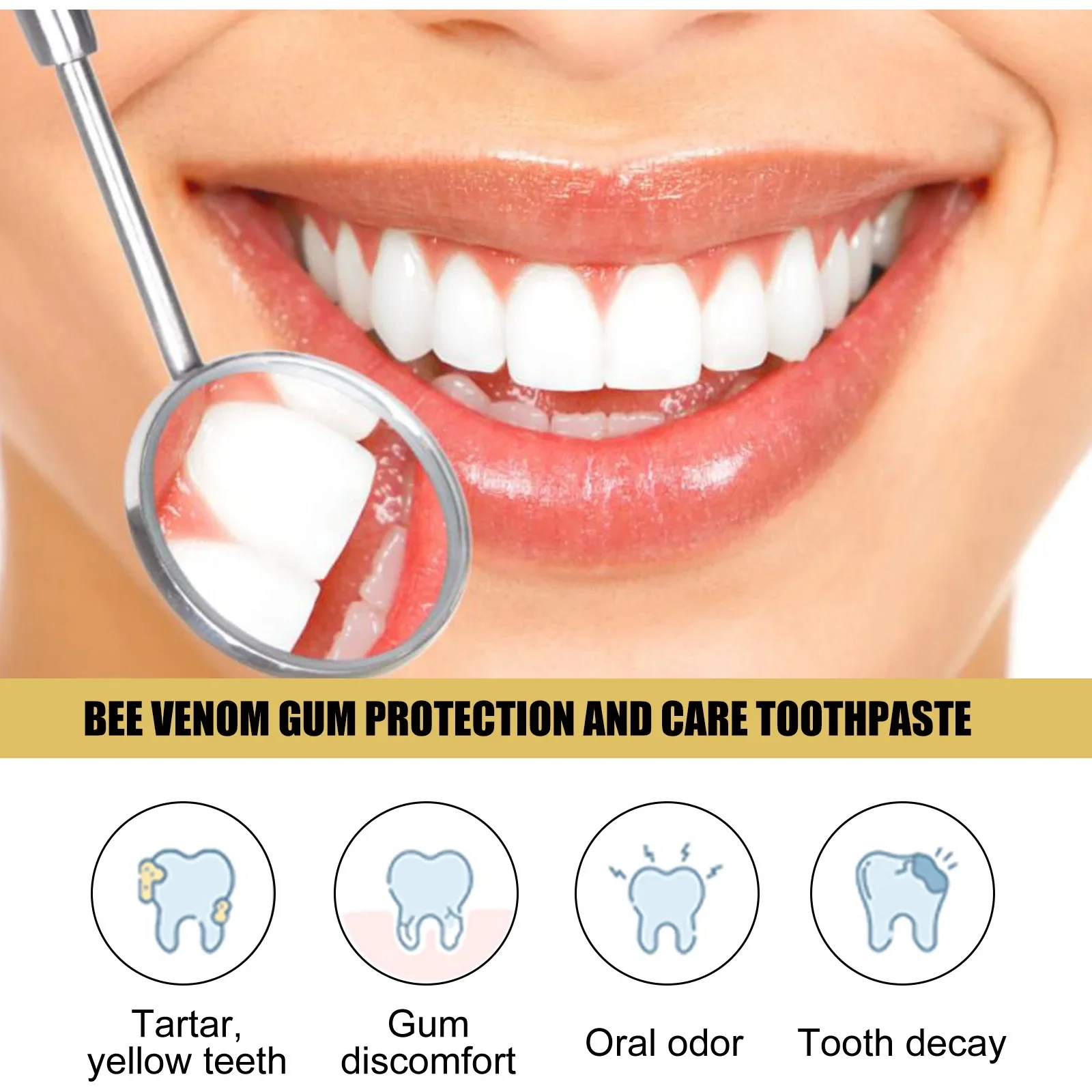 Gum Repair Toothpaste Plaque Caries Removal Protect Gingiva Treat Bad Breath Fade Tooth Stain Deep Clean Brightening Toothpaste