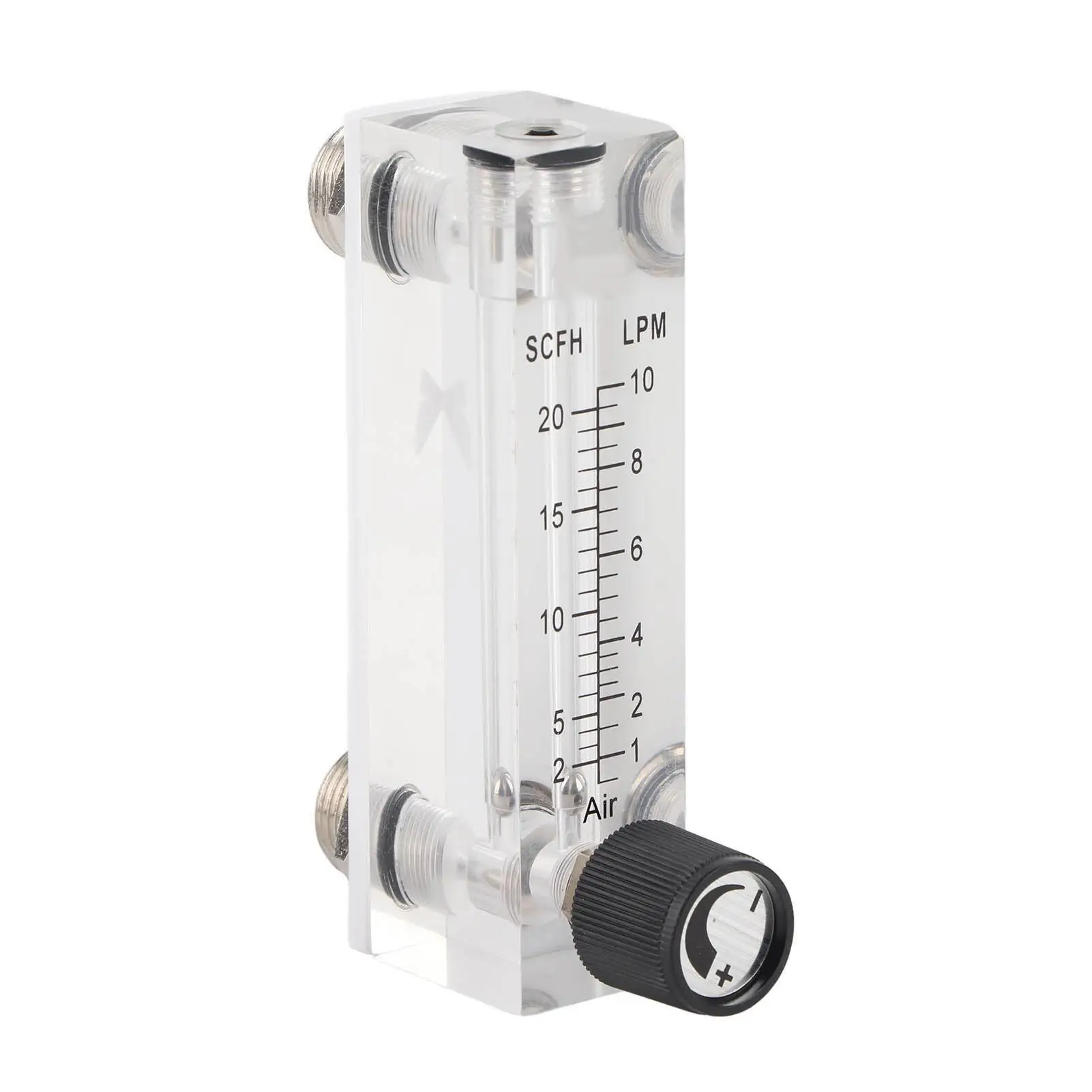 

1/4 Inch Acrylic Adjustable Gas Flowmeter LZM-6T 1-10 LPM Panel Type Gas Meter for Precise Flow Measurement