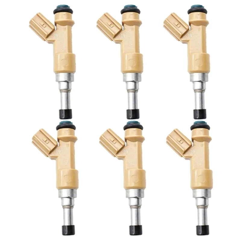 6PCS New Fuel Injector 23250-31100 23209-39215 Accessory For Toyota Land Cruiser Prado 2008-2012