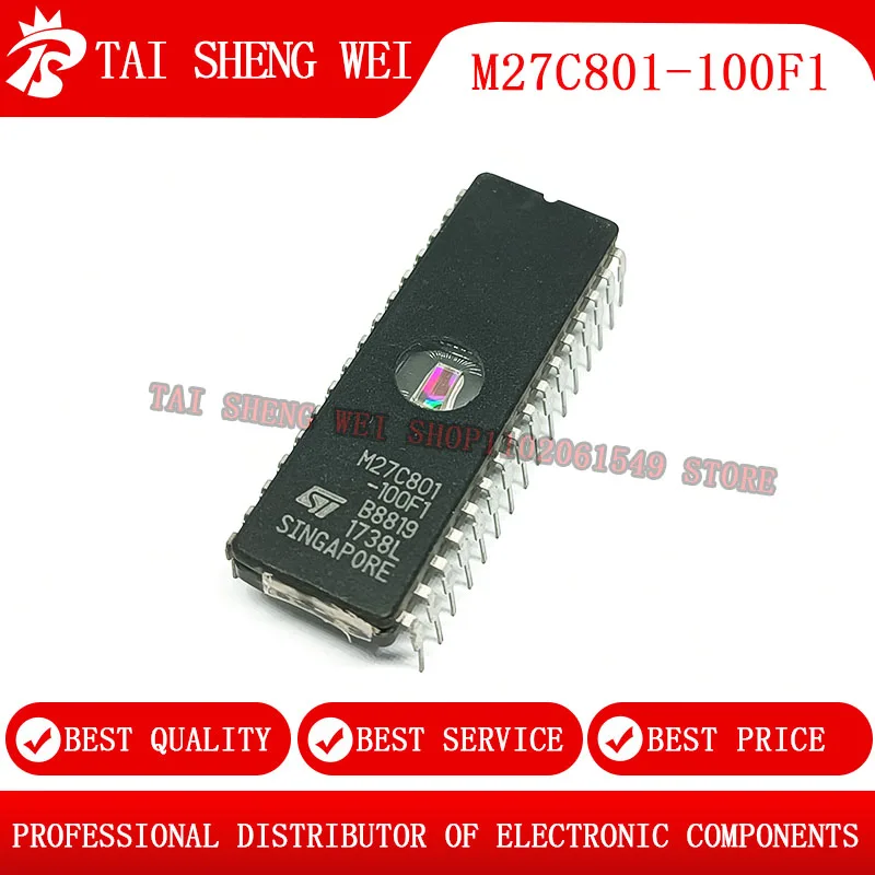 

2 шт., флейта M27C801-100F1 27C801 M27C801100F1, новинка, оригинал
