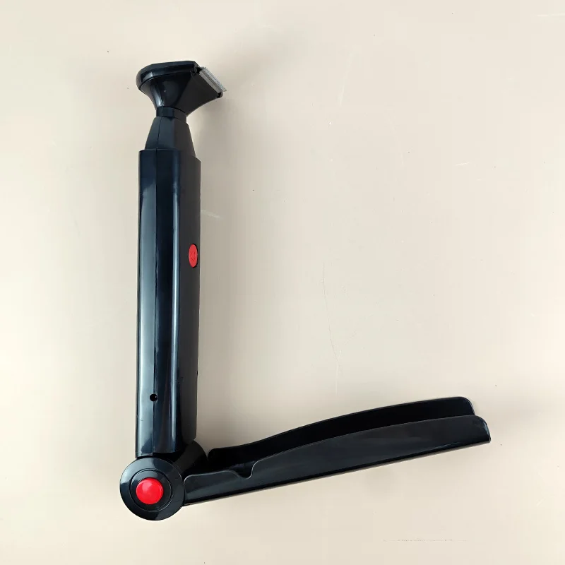 Men Back Shaver Long Handle Extendable Foldable Electric Body Hair Trimmer Waterproof Washable USB Rechargeable Grooming Tool
