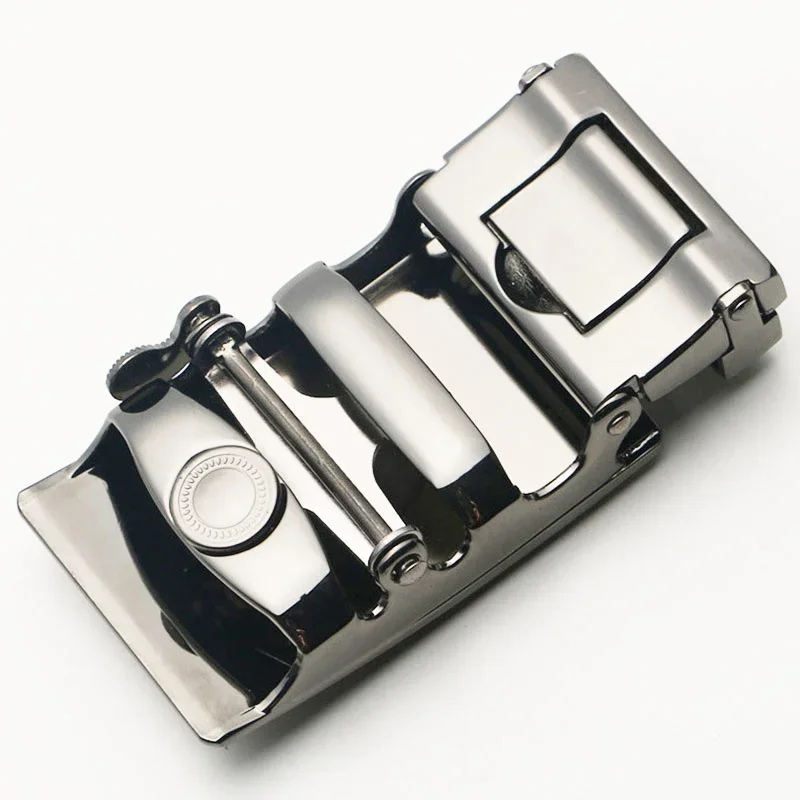 Hebilla de cinturón automática mecánica para hombres 15 tipos de hebilla de forma geométrica