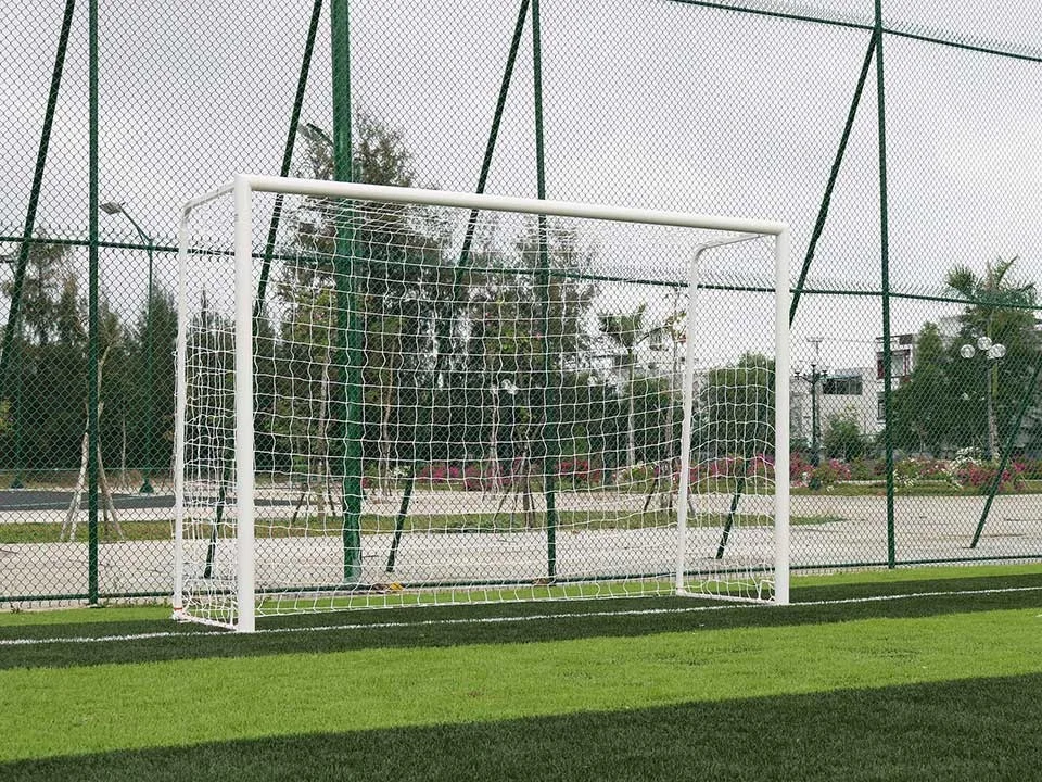 1 equipamento de treinamento portátil de porta de futebol de aço ao ar livre personalizável 3m * 2m para rede de futebol de playground 2025