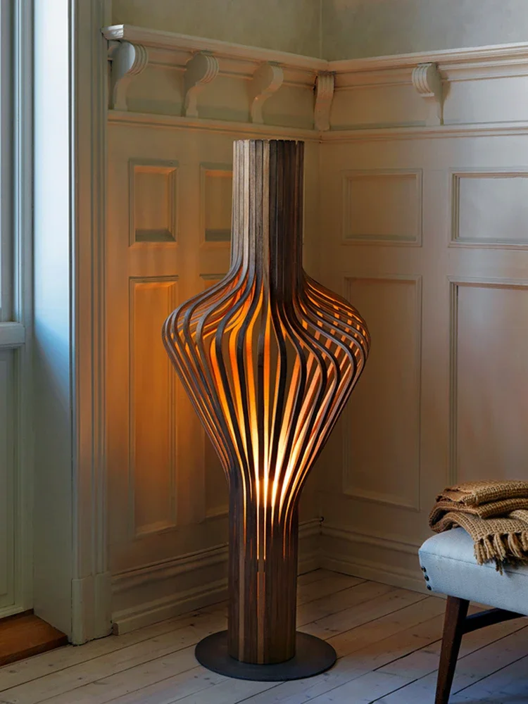 

Diva Diva, Zigzag Standing Designer Creative Art Living Room Model Room Wabi Sansan Decorative Floor Lamp