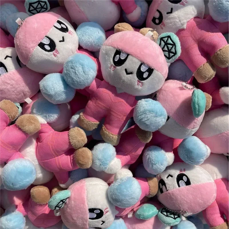 

Kpop Cartoon Plush Doll Keychain Cute Carat Key Chains Soft Stuffed Cotton Car Key Ring For Girls Women