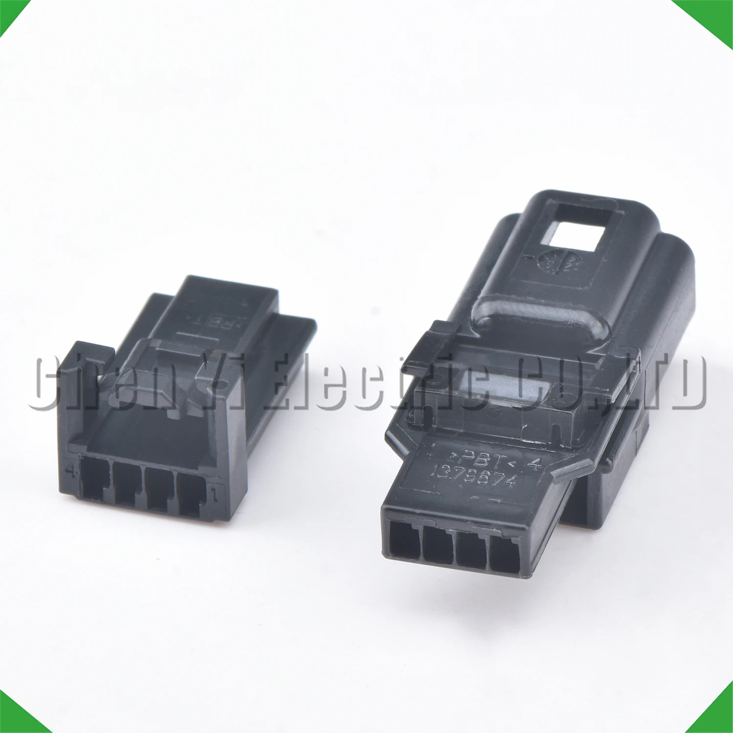 4-polige schwarze Kfz-Steckverbinder, Kabelbaumstecker 1379658 -1 1379674 -1 – Detail 2
