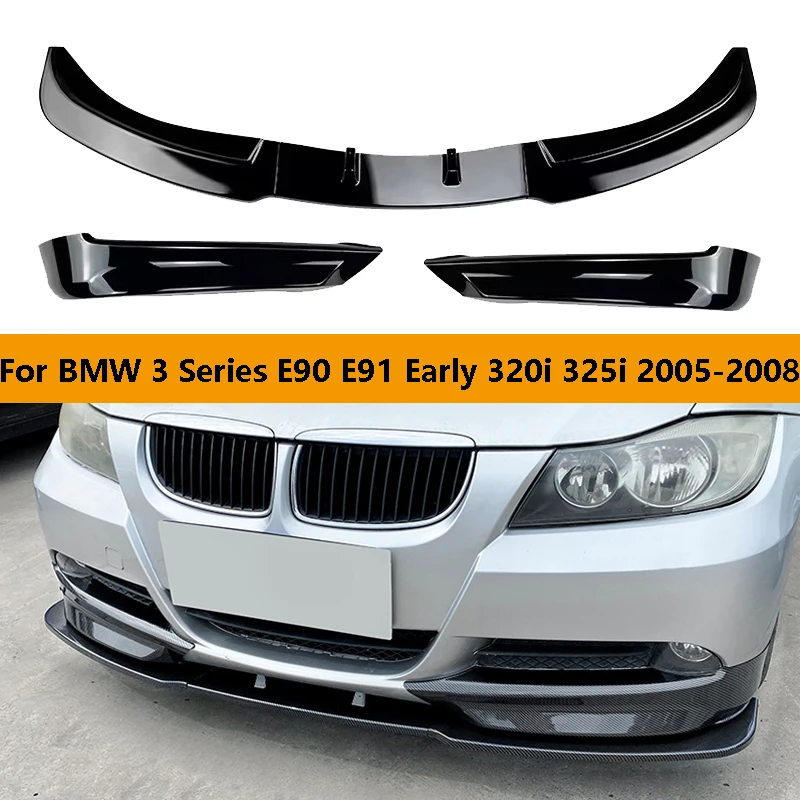 

Для BMW 3 серии E90 E91 ранний 320i 325i 2005-2008 передний бампер, разделитель губ, диффузор, комплект кузова, спойлер, защита бампера