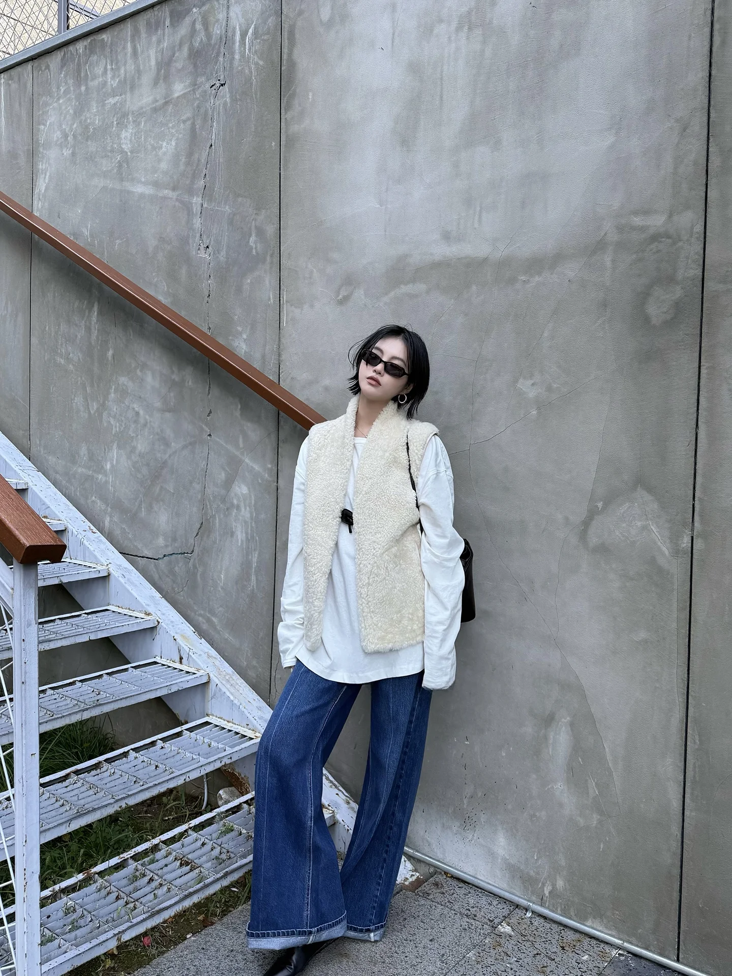 

Жилет из овечьей шерсти RIMEFROST 25W, светло-белый, для женщин, без капюшона, с короткими и длинными рукавами, без воротника