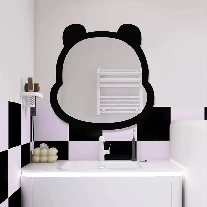 Room Decorations for Bedroom Stand Mirror With Lighting Small Appearance Increases House Decoration for Beauty Salons Wall Art