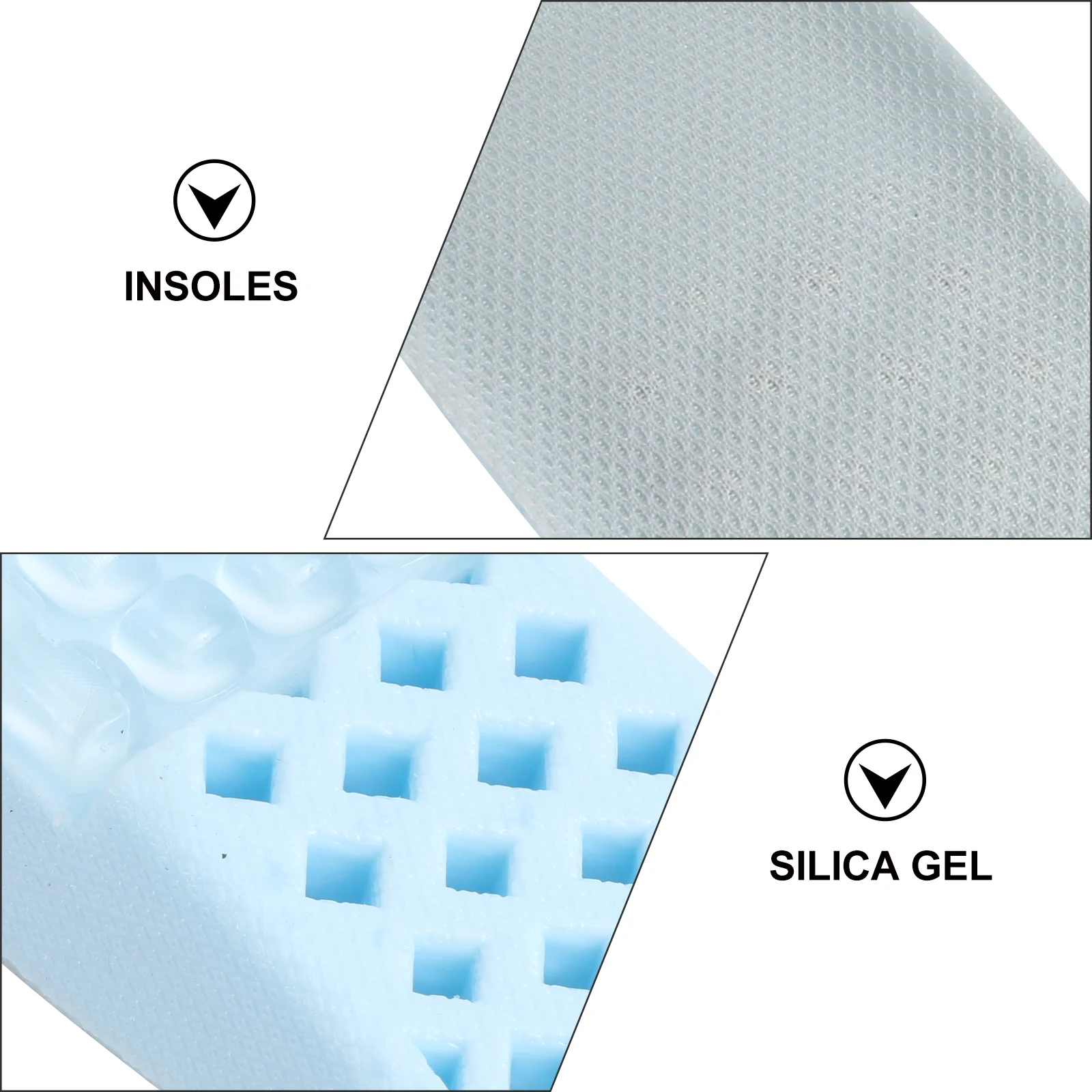 

1Pair Heighten Insoles Breathable Invisible Half Heel Pads Shock Absorbing Wear Resistant Foot Protection Pads