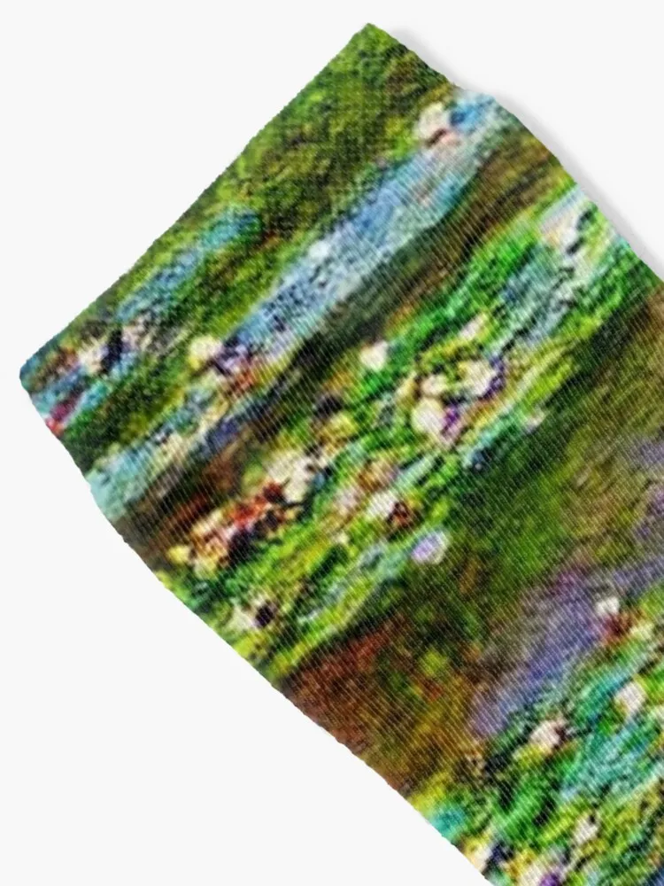 Claude Monet |Le Jardin d'eau de Giverny- The Water Garden at Giverny Socks Winter Man Sock